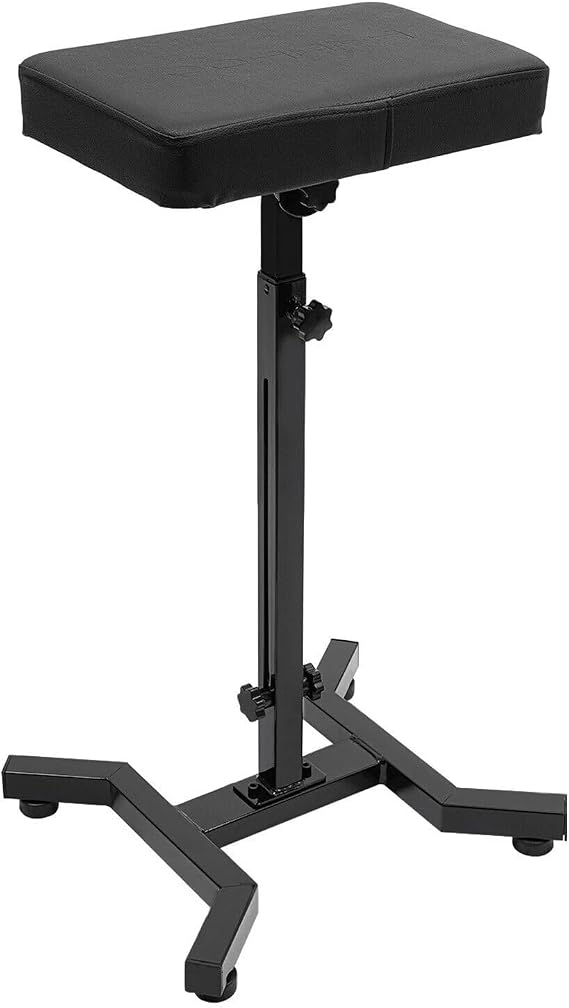 Tattoo Armrest Stand, Ergonomics Tattoo Arm Rest, Adjustable Height Armrest Stand 70-99cm, with PU Leather Pad, Tilt 0-340°, for Tattoo studio, Beauty Salons, Nail Salon, Home