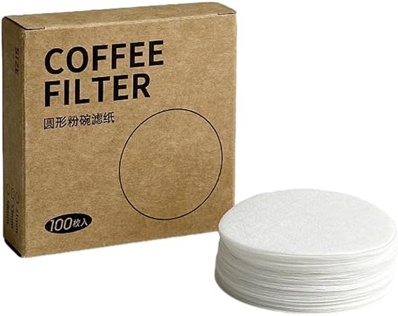 100pcs Powder Filter Papers Secondary Water Filter Papers Coffee Accessories
