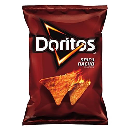 Frito Lay, Doritos, Tortilla Chips, 10.5oz Bag Pack of 3 Choose Flavors Below Spicy Nacho