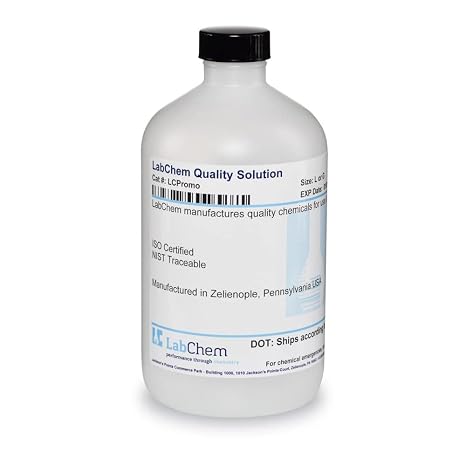 LabChem LC111901 Ammonium Hydroxide Solution, 5% V/V (1+19), 500 mL Volume