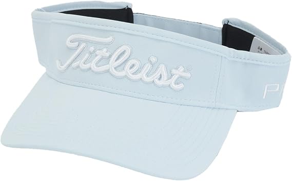 Titleist Tour Performance Visor Golf Hat, Blue Bird/White