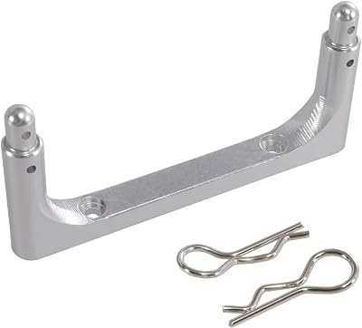 Rc Accessories For MJX For Hyper Go 14301 14302 14303 114 RC Car Metal Front Shell Pillar Body Fixed Pillar Upgraded Parts And AccessoriesSilver