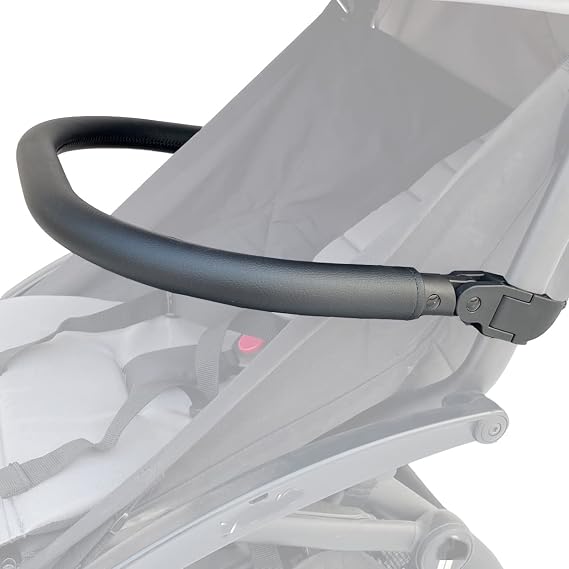 PU Leather Bumper Bar Compatible with All YOYO Models Stroller | For Babyzen YOYO,YOYO+,YOYO2 & Stokke YOYO3 Pushchair,Quick Installation Accessory Armrest,Folds with Stroller, Easy-Clean