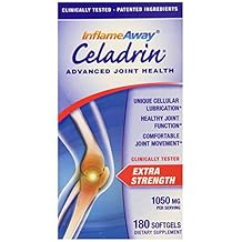 Celadrin Advanced Joint Health 1050 Mg, 180 Softgels Fast, Long Lasting Joint Comfort