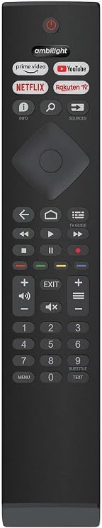 Philips LCD LED Android Smart TV için Uyumlu Evrensel Uzaktan Kumanda 65PUS8505/62, 65PUS8108/62, 70PUS8108/62, 75PUS8108/62, 75PUS8505/62, 65PML9507/12, 58PUS8506/62 [ Mikrofonsuz ]