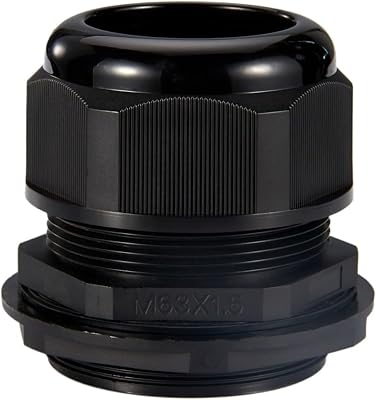 Cable Gland Pg7 pg13.5 pg9 pg11 m12 m20 m25 ip68 Nylon Waterproof Cable Gland PVC Nylon Cable Glands Pg ThreadPG13.5 Black 10PCS