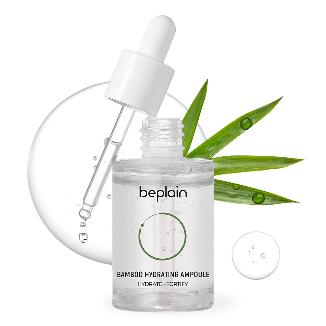 Bamboo Hyaluronic Acid & Ceramide Serum 1.01 fl oz | Hydrating Facial serum For Dry & Sensitive skin | Korean skin care | beplain