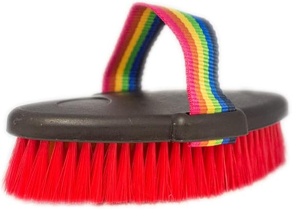 Tuffrider Bathing Sponge Brush - Red