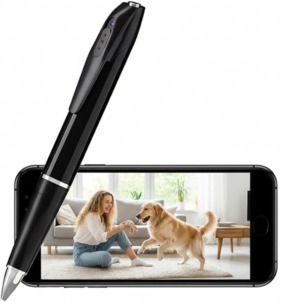 Pen Camera 1080P Pet Monitor Writing Pen with 32GB Card