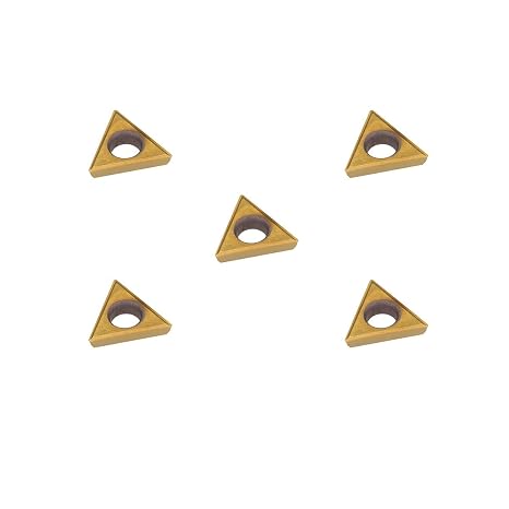 THINBIT 5 Pack MBBIW07D5D MBB Series, 0.007" Radius, Molded Chipbreaker, TiCN Coated Carbide Boring Insert for Aluminum, Brass, and cast Iron Without Interrupted cuts.