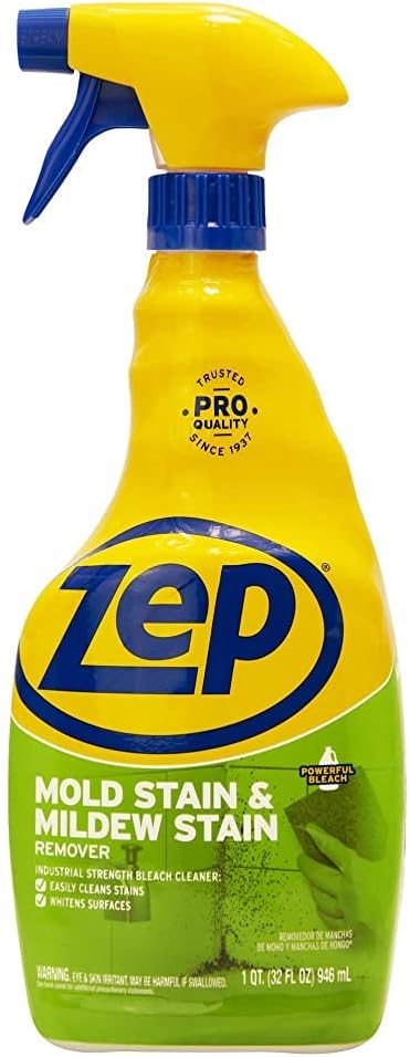 Zep Mold Stain and Mildew Stain Remover 32 Ounces ZUMILDEW32
