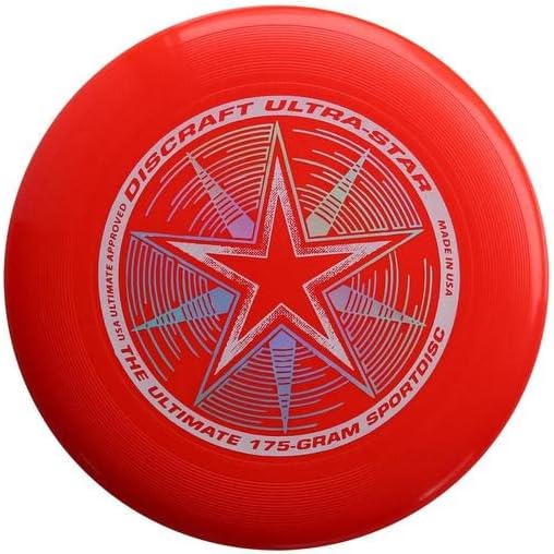 Discraft 175 Gram Bright-Red Ultrastar Sport Disc