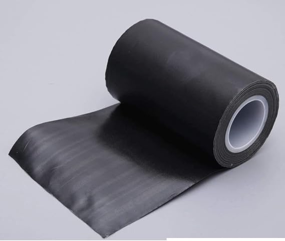 1Roll 4"x10m Black PTFE Teflon Tape Nonstick Tape 500F High-Temp Fiberglass Adhesive Tape