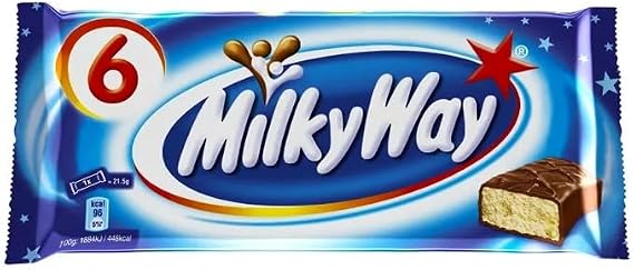 3 x Milky Way Nougat & Milk Chocolate Snack Bars Multipack 6 x 21.5g Delicious Special For Easter Tasty And Twisty Treat Gift Hamper, Christmas,Birthday,Easter Gift Sold By Kidzbuzz