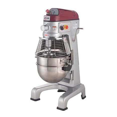 Axis Equipment AX-M30 Stainless Steel Commercial Planetary Mixer, 30 quart Capacity, 22" Width x 43-1/2" Height x 22-51/128" Depth