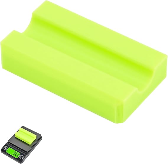 Arrow Scale Holder, Lightweight Retainer for Grain Scale Archery | Anti-roll groove design, universal shaft fit, adhesive backing mount, sturdy silicone build, precise weighing, broadhead fit