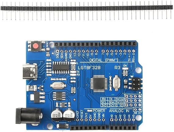 LGT8F328P CH340G UNO R3 Development Board - ATmega328P Compatible Microcontroller Module for Arduino (Type C)