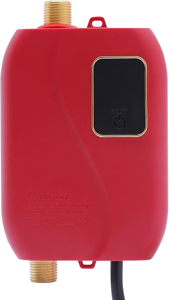 Tankless Water Heater Electric 110V, Instant Hot Water Heater Under Sink, 3000W on Demand Mini Water Heater with Digital Display, Electric Water Heater for Kitchen Bathroom Washin