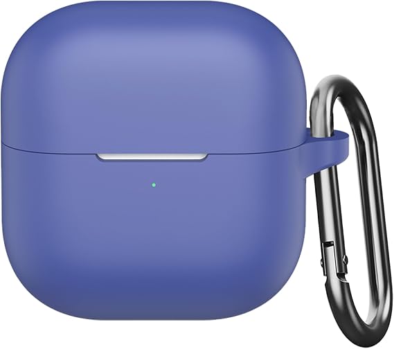 USTIYA Case for Huawei FreeClip 2 Wireless Headphones Protection Cover Full-Body Soft Silicone with Keychain Headphone Accessories Funda Carcasa (Blue)