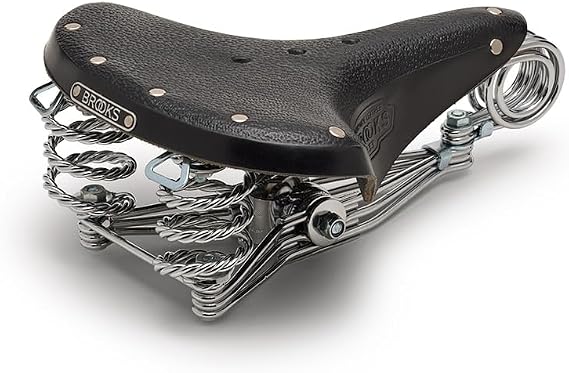 Brooks England B33, Urban Cycling Leather Saddle with Suspensions