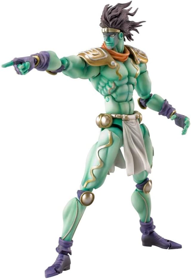 Super Action Big Jojos Bizarre Adventure Part 3 Star Platinum, Approx. 9.8 inches 250 mm, PVC, ABS, POM, PC, Iron, Painted Action Figure