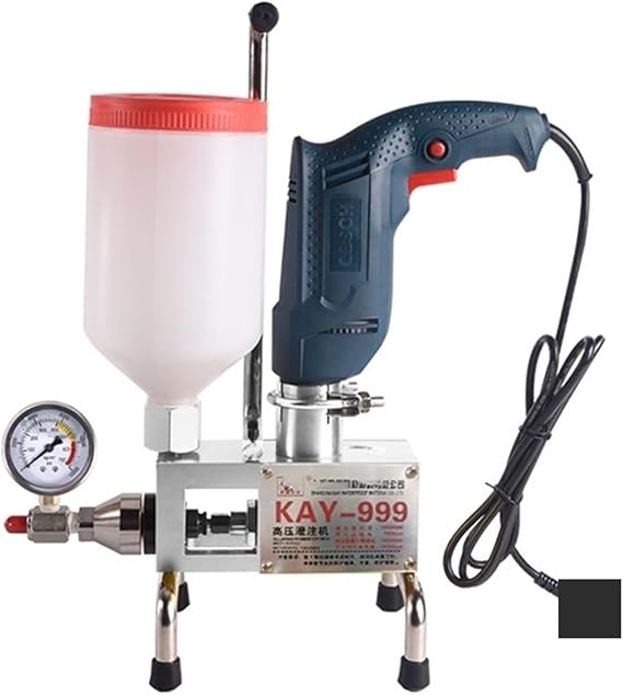 KAY-999 High Pressure Waterproof Grouting Machine 910W Injection Pump Epoxy/Polyurethane Liquid Leakage Tool for DIY Use