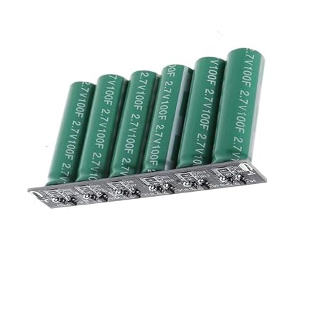 1pcs 2.7V 100F supercapacitor with board capacitor 16V16.6Fwinding type energy storage storage backup energy storage12V