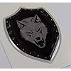 Chechnya Shield Style 2.75" Crest Chechen Lone Wolf Emblem Domed Decal Bike Car