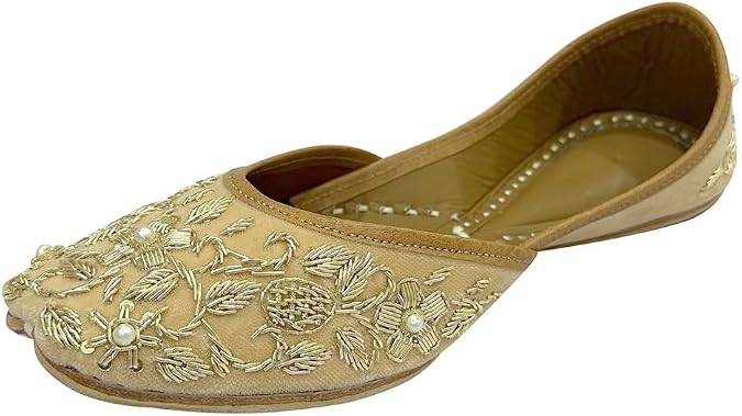 Bridal Indian Designer Shoes Flats Wedding Shoes Punjabi Jutti Mojari