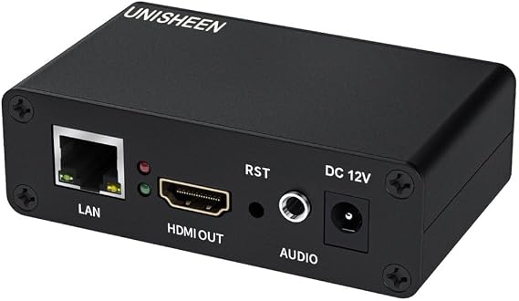 1080P60 Video Decoder,Low Cost H265 H.264 Stream SRT RTMP RTSP UDP IPTV IPC Video Topbox Player Decoder Play Video Streaming