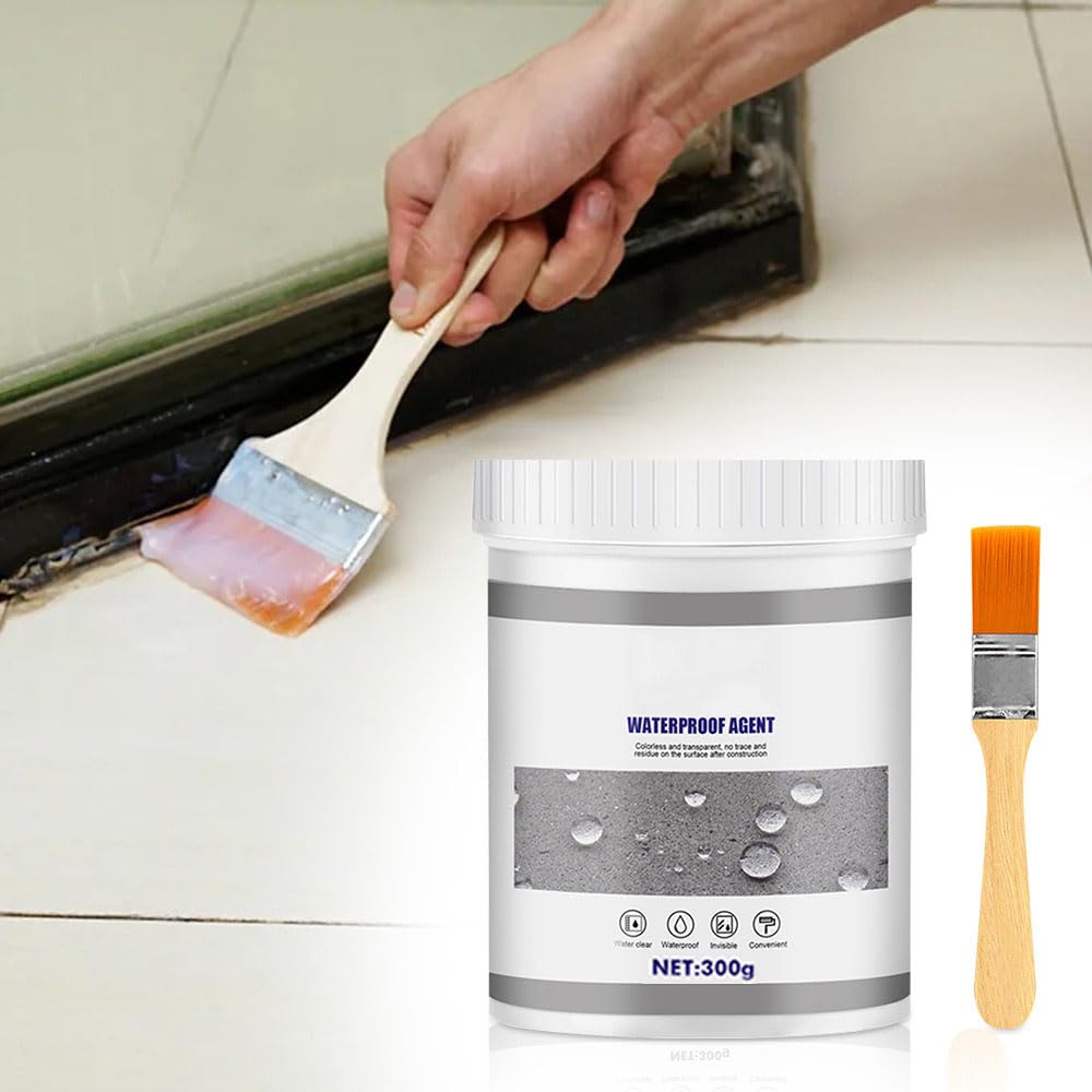 Invisible Waterproof Agent Glue 2025 New Transparent Waterproof Anti Leakage Agent Sealant, Transparent Adhesive Super Strong Insulating Coating for Repairing Cracks Leaks 300g  10.5oz