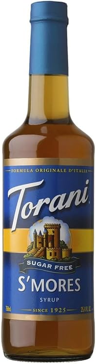 Torani Sugar Free S'mores Flavoring Syrup - 750 ml