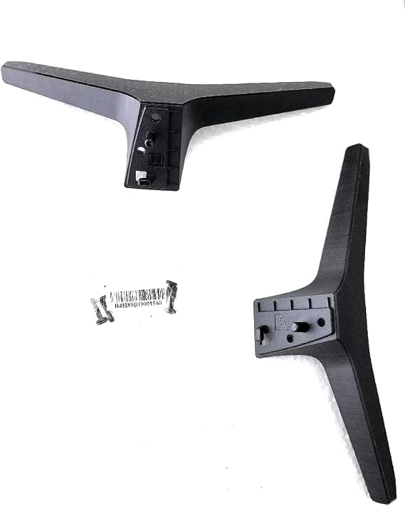 Factory Part - Legs Base Stands Compatible with LG Smart TV Models: 49LJ5500-UA, 49LJ550M-UB, 49LJ5550-UC, 49UJ6300-UA, and 49UK6090PUA (Screws Included).