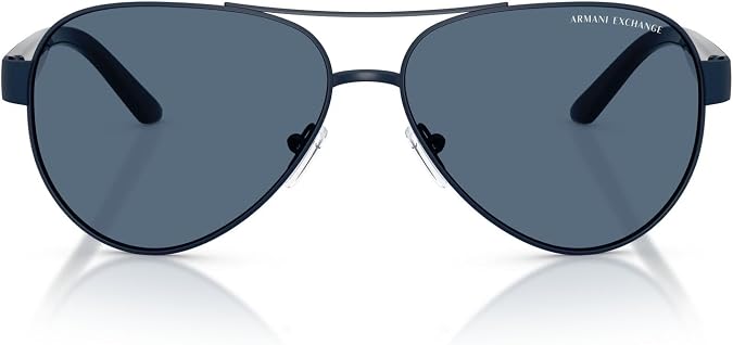 Armani Exchange mens Ax2034s Aviator Sunglasses