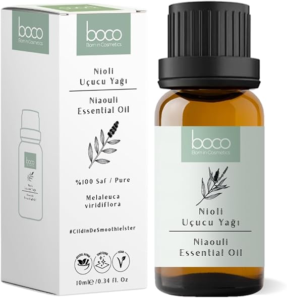 Nioli (Niaouli) Uçucu Yağı%100 Saf | Koku Giderici | Melaleuca Viridiflora | Aromaterapi Yağı | 5ml
