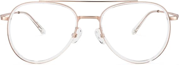 Zeelool Readers Chic TR90 Aviator Reading Glasses for Women with Standard Anti-Reflective Coating Ellis TX531583-03