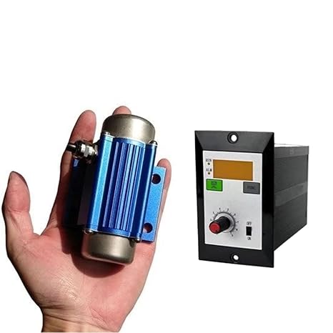 ATO 10W DC Brushless Vibration Motor 12V/24V 3000rpm, Variable Speed Display Control, for Chemicals, Medical Equipment, Food Machinery (DC 12V)