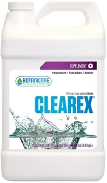 Botanicare Clearex, Rinsing Solution for Hydroponics and Potted Plants, 1 qt.