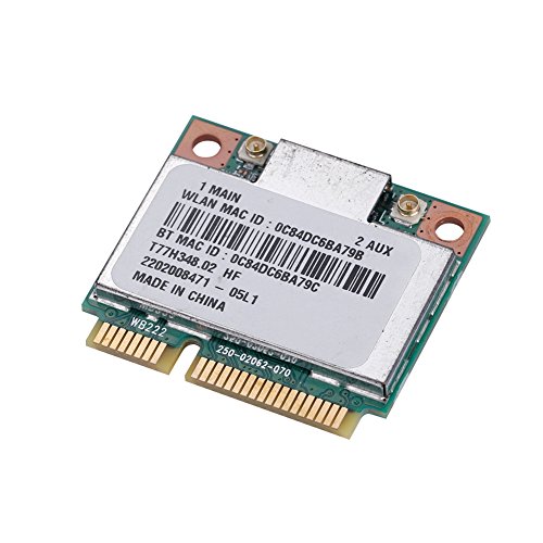 Dual Band 2.4G5Ghz Network Card, 300Mbps Bluetooth 4.0 Mini PCI E Card for Desktop Computers