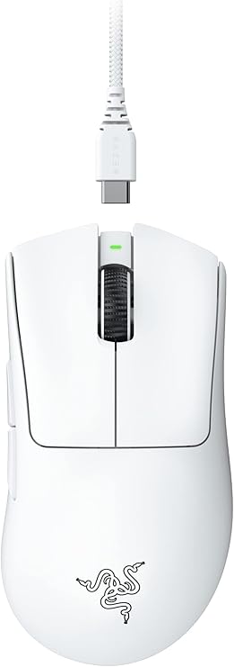 Razer Death Adder V3 Pro - Ergonomik Kablosuz Oyun Faresi - Beyaz