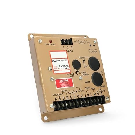 Generator Parts Diesel Engine Speed Controller ESD5570E Circuit Slide Gear Speed Governor Speed Control Unit,practical
