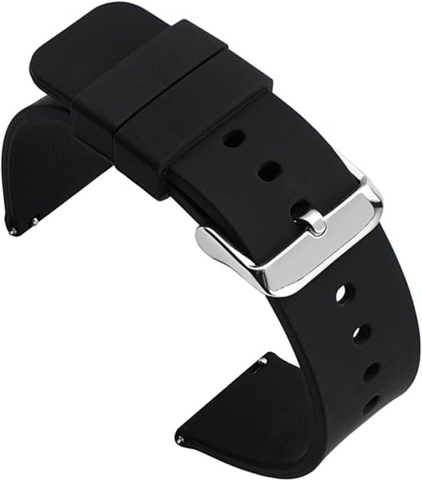 Silicone Watch Strap Quick-Release Smart Watch Strap Universal Replacement Wristband