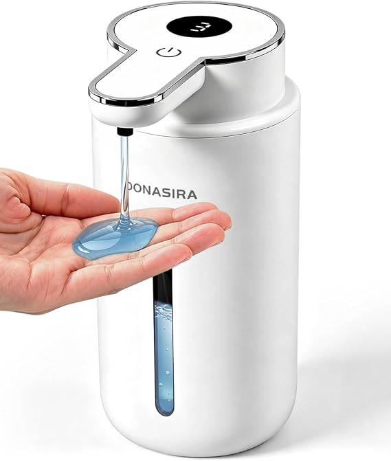 Touchless Automatic Liquid Soap Dispenser, Rechargeable White