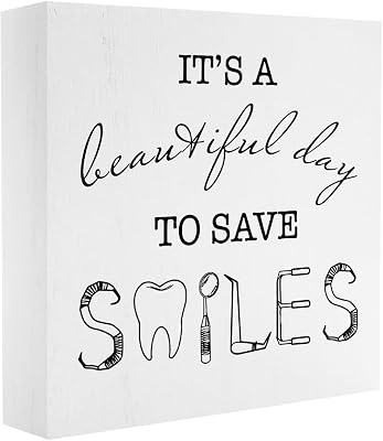 Dentist Gift Dentist Appreciation Gifts Dentist Graduation Gift for Men Women Dental Assistant Week Gifts Dental Gifts for Coworkers Dental Office Decor Sign 5 x 5 inch