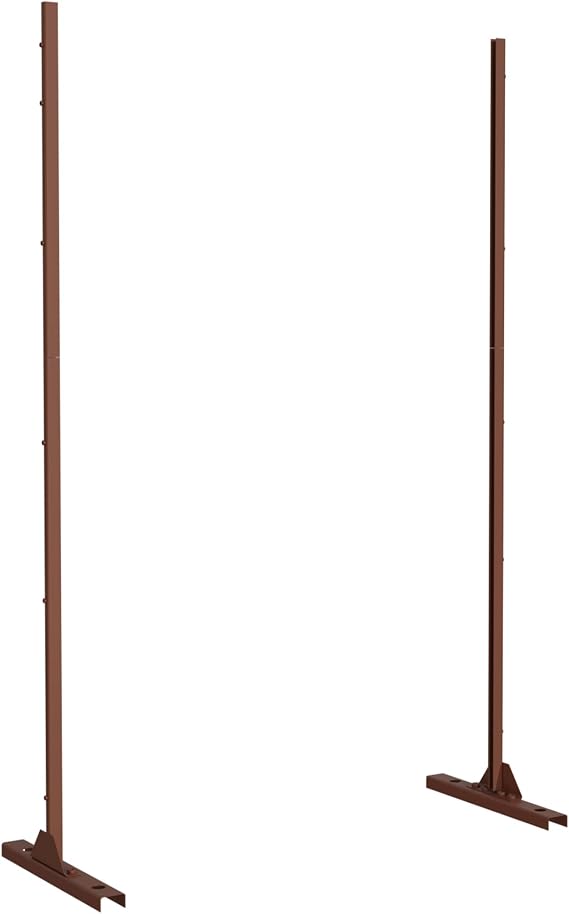PexFix A-GE04068-USAM026-T3 A-GE04068-VC-USAM026-T3 Metal Privacy Screen, Brown/Frame Kit