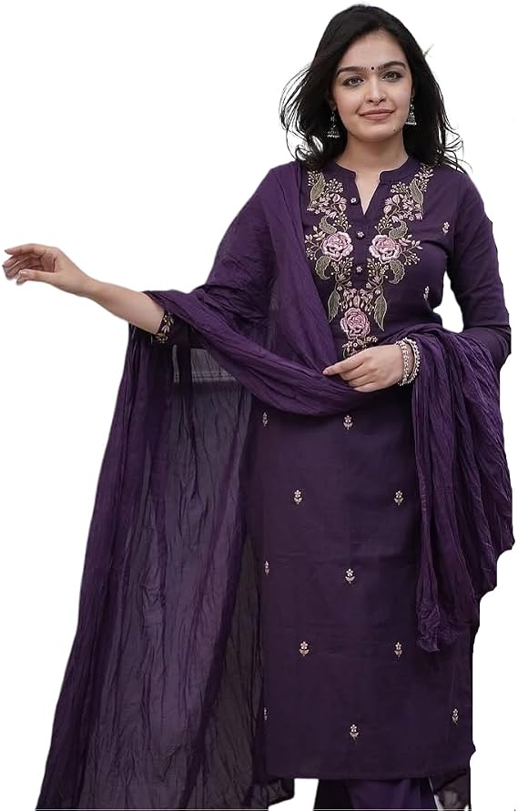 Indian suits for women Ready to wear 3 pc salwar kameez with Elegant Embroidery work