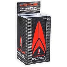 Lotus 50 Pack Travel Pouch Cigar Bag Ziplock Humidor Humidifier, Red, Black