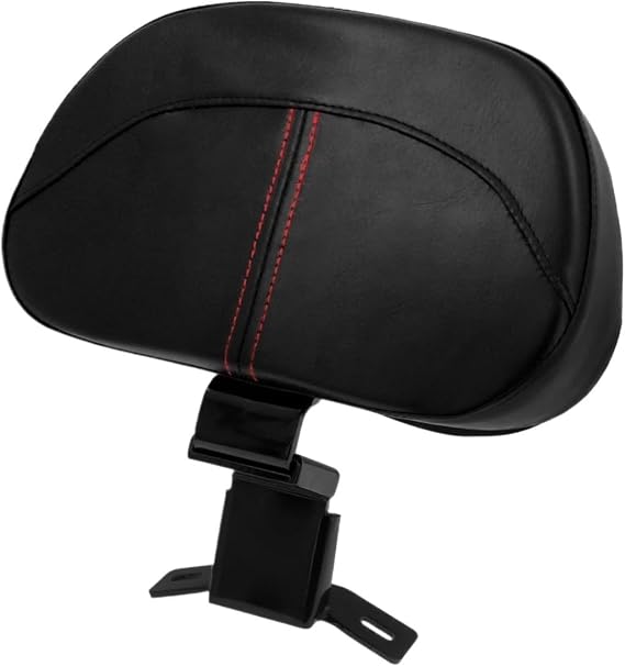 Detachable Backrest Pad Motorcycle Front Driver Rider Backrest Adjustable Black Kit For Touring For Road King CVO For Street Glide 2009-2022 21