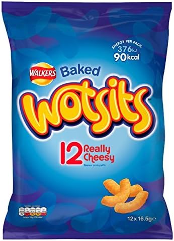Wotsits Walkers Cheese Snacks 12 x 17g