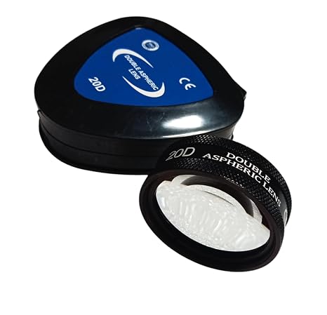 20D Double Aspheric Lens with Plastic Protective Case.